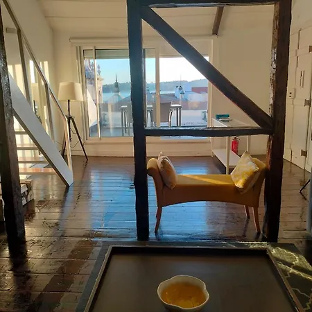A Terrace On A Topfloor With A View *