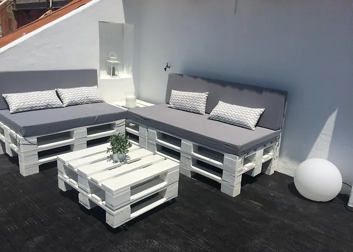 A Terrace On A Topfloor With A View